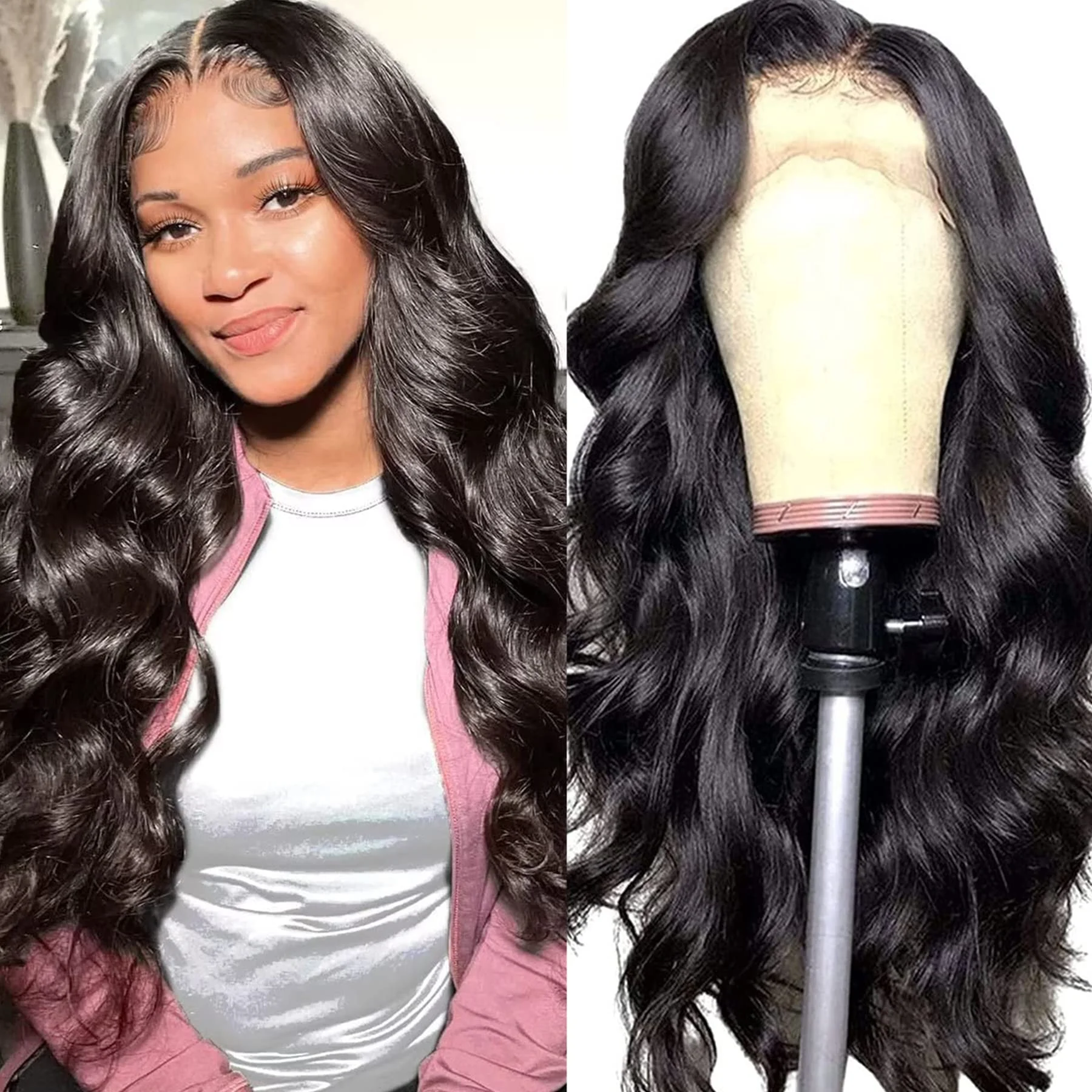 30 inch Lace Front Human Hair Wigs For Women Brazilian Body Wave Lace Frontal Wigs Glueless Human Hair Wigs 4x4 Lace Closure Wig
30 inch Lace Front Human Hair Wigs For Women Brazilian Body Wave Lace Frontal Wigs Glueless Human Hair Wigs 4x4 Lace Closure Wig