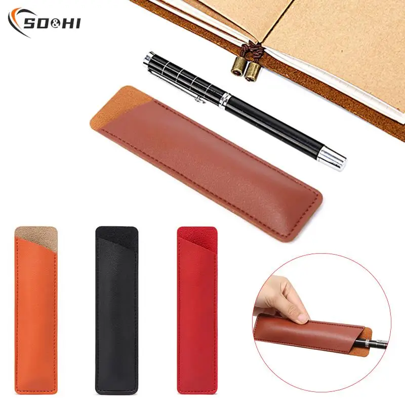 1pc Pencil Case School Pen Storage Bag Cute Pen Case Kawaii Pen Protective Sleeve Small Sign Pen Cover Leather Case Gifts
1pc Pencil Case School Pen Storage Bag Cute Pen Case Kawaii Pen Protective Sleeve Small Sign Pen Cover Leather Case Gifts