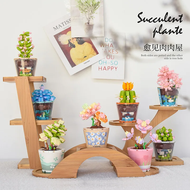 Creative Potted Flowers Cactus Interior Decoration Ornaments Building Blocks Toys Girls Christmas Gifts
Creative Potted Flowers Cactus Interior Decoration Ornaments Building Blocks Toys Girls Christmas Gifts