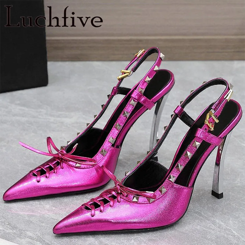 High Quality Genuine Leather Super Thin High Heels Sandals Women Pointed Toe Lace Up Buckle Strap Pumps Brand Sexy Party Shoes
High Quality Genuine Leather Super Thin High Heels Sandals Women Pointed Toe Lace Up Buckle Strap Pumps Brand Sexy Party Shoes