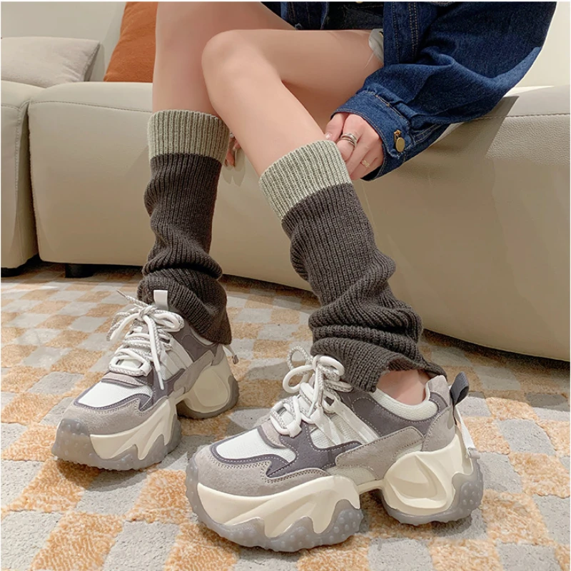 2023 Autumn Women's Casual Sports High Platform Shoes All-match Comfortable Women Chunky Sneakers Fashion Breathable Mesh Shoes
2023 Autumn Women's Casual Sports High Platform Shoes All-match Comfortable Women Chunky Sneakers Fashion Breathable Mesh Shoes