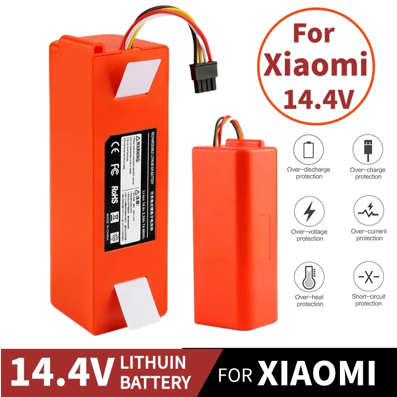 for Xiaomi Robot Roborock S50 S51 S55 Accessory Spare Original 14.4V Li-ion Battery Robotic Vacuum Cleaner Replacement Battery
for Xiaomi Robot Roborock S50 S51 S55 Accessory Spare Original 14.4V Li-ion Battery Robotic Vacuum Cleaner Replacement Battery