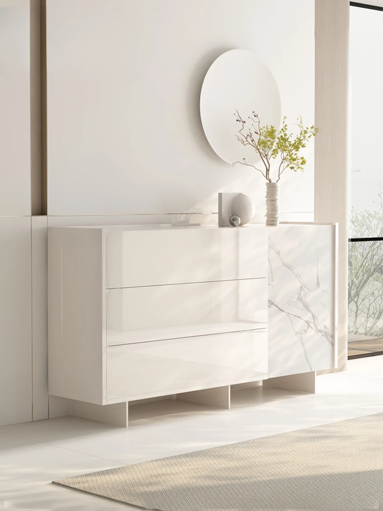 Nordic slate sideboard, light luxury, modern minimalist chest of drawers, living room, wall storage cabinet
Nordic slate sideboard, light luxury, modern minimalist chest of drawers, living room, wall storage cabinet