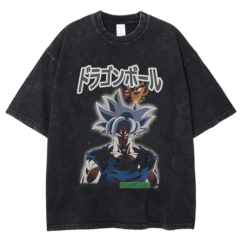 Men Fashion Tshirt Washed Black Vintage Japanese Anime Dragon Ball T-Shirt Hip Hop Streetwear Summer Cotton T Shirt Unisex
Men Fashion Tshirt Washed Black Vintage Japanese Anime Dragon Ball T-Shirt Hip Hop Streetwear Summer Cotton T Shirt Unisex
