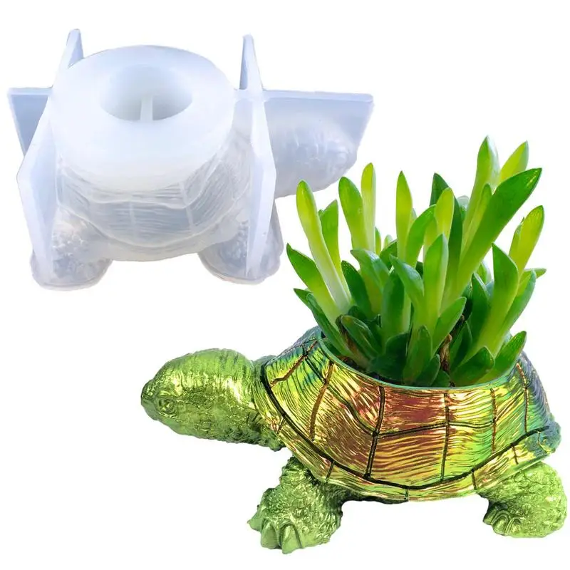 Turtle Plant Pot Silicone Mold Turtle Penholder Cup Plaster Desktop Storage Box Candle Jar Home Office Decoration Accessories
Turtle Plant Pot Silicone Mold Turtle Penholder Cup Plaster Desktop Storage Box Candle Jar Home Office Decoration Accessories