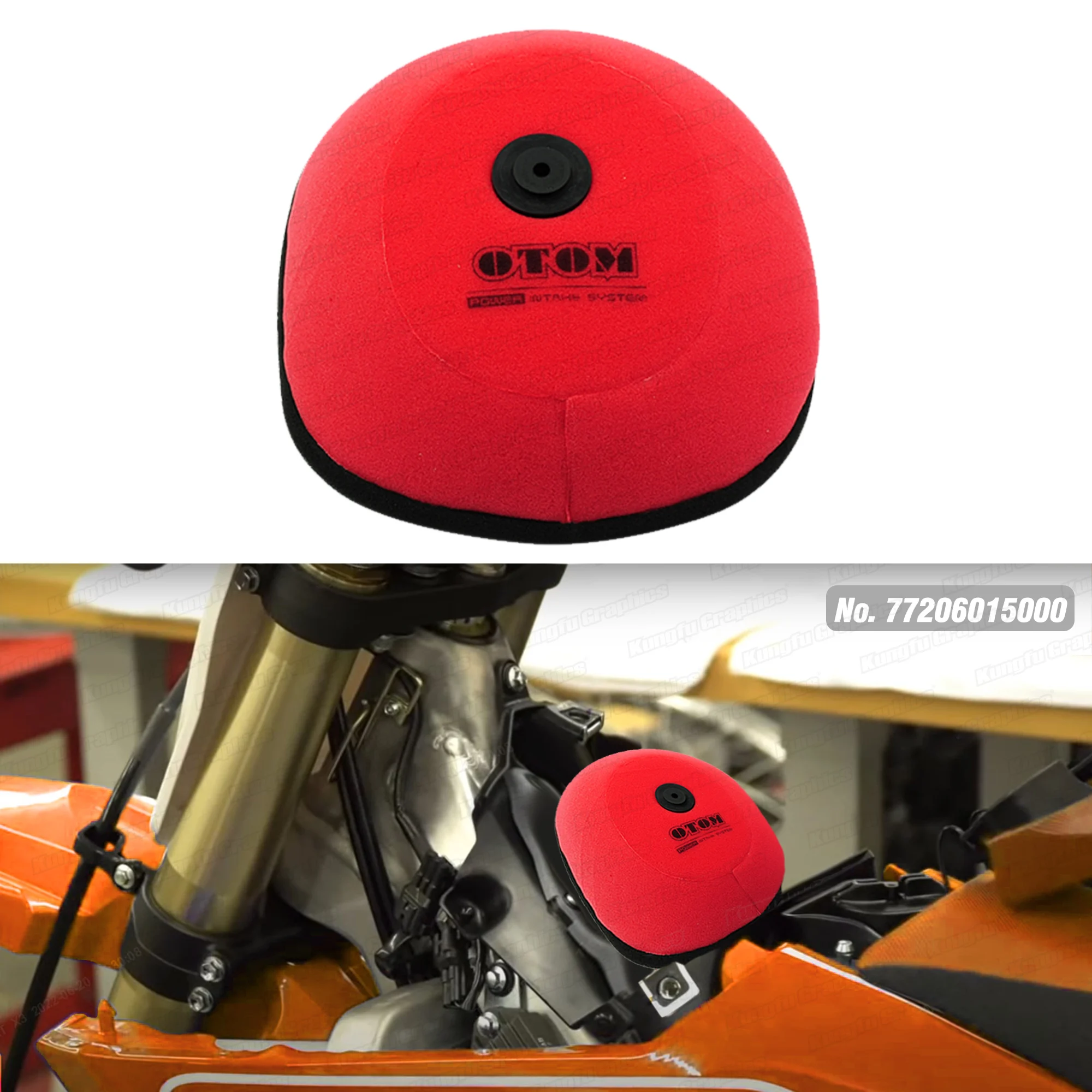 JY Racing Motorcycle Dual Foam Air Filter for KTM EXC F XCW 2012-2016 / SX SXF XC XCF 2011-2015
JY Racing Motorcycle Dual Foam Air Filter for KTM EXC F XCW 2012-2016 / SX SXF XC XCF 2011-2015