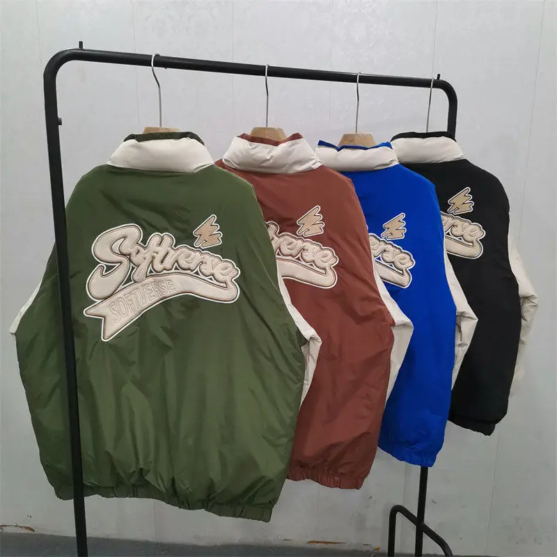 Winter American Embroidered Baseball Coat Cotton Coat Couple Trendy Brand Warm Cotton Coat American Letter Printed Jacket Y2K
Winter American Embroidered Baseball Coat Cotton Coat Couple Trendy Brand Warm Cotton Coat American Letter Printed Jacket Y2K