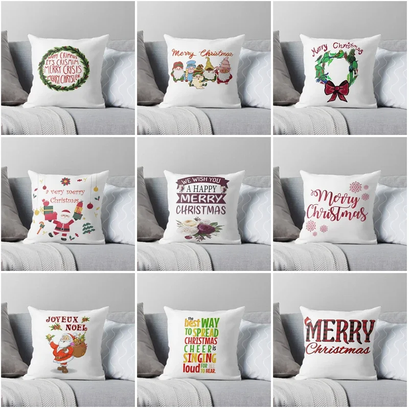 Merry Christmas Decorative Home pillow case Cushion covers festival40x40cm Modern Living Room sofa House bed45*45 fall hat white
Merry Christmas Decorative Home pillow case Cushion covers festival40x40cm Modern Living Room sofa House bed45*45 fall hat white