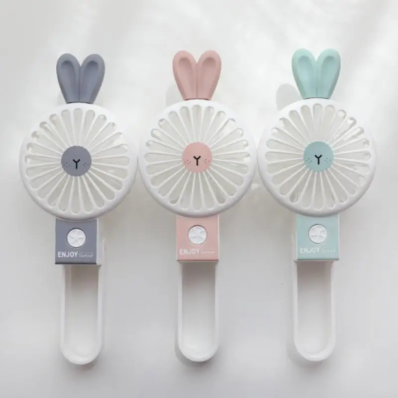 Rabbit Fan Handheld Folding Fan Student Cartoon Cute Portable Dormitory Office Mini Fan With Bracket Base Cartoon Small Fan
Rabbit Fan Handheld Folding Fan Student Cartoon Cute Portable Dormitory Office Mini Fan With Bracket Base Cartoon Small Fan
