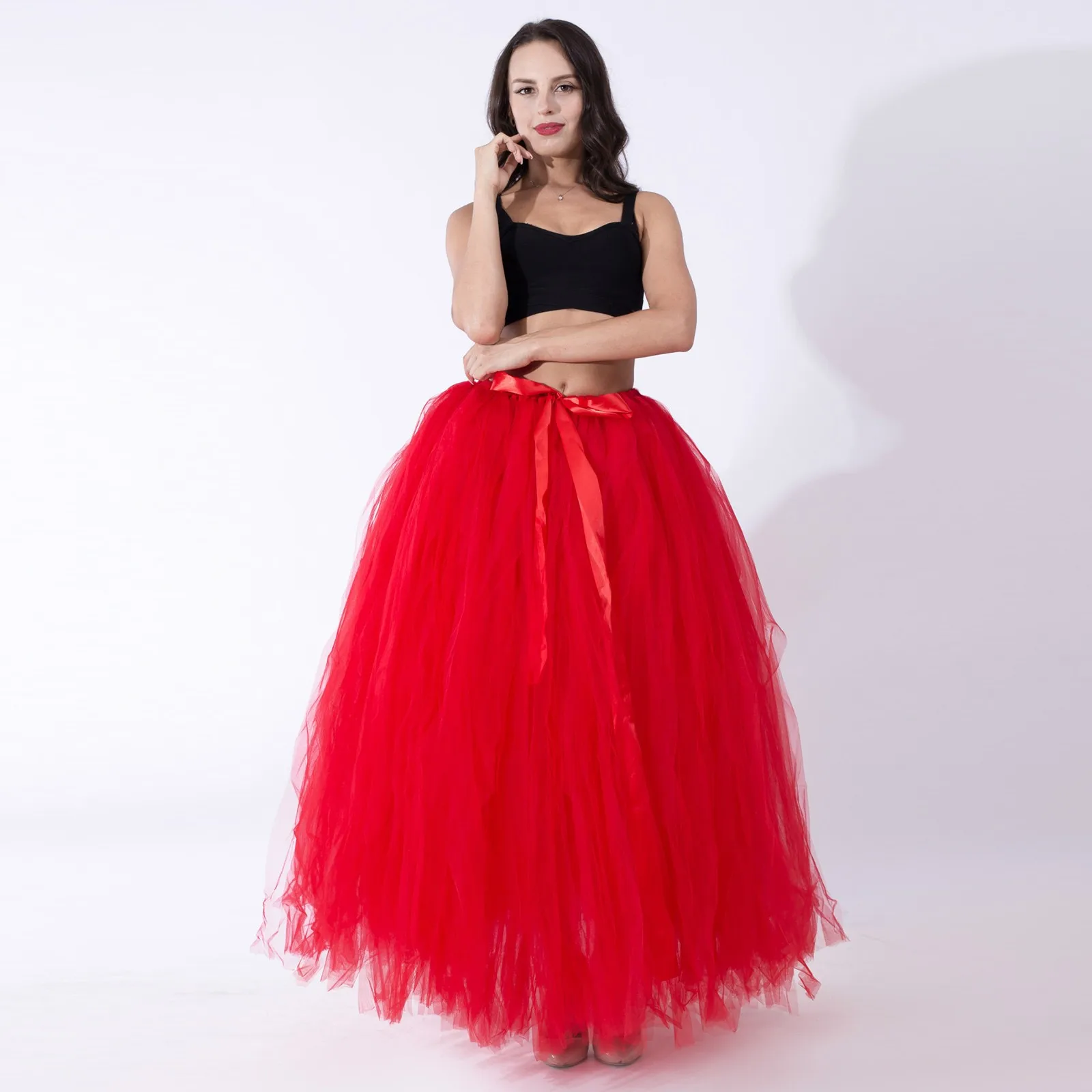 

2023 Mesh Tulle Tutu Skirt Women Summer Vintage Tulle Skirt Adult Fancy Ballet Dancewear Party Costume Ball Gown Mini Skirt