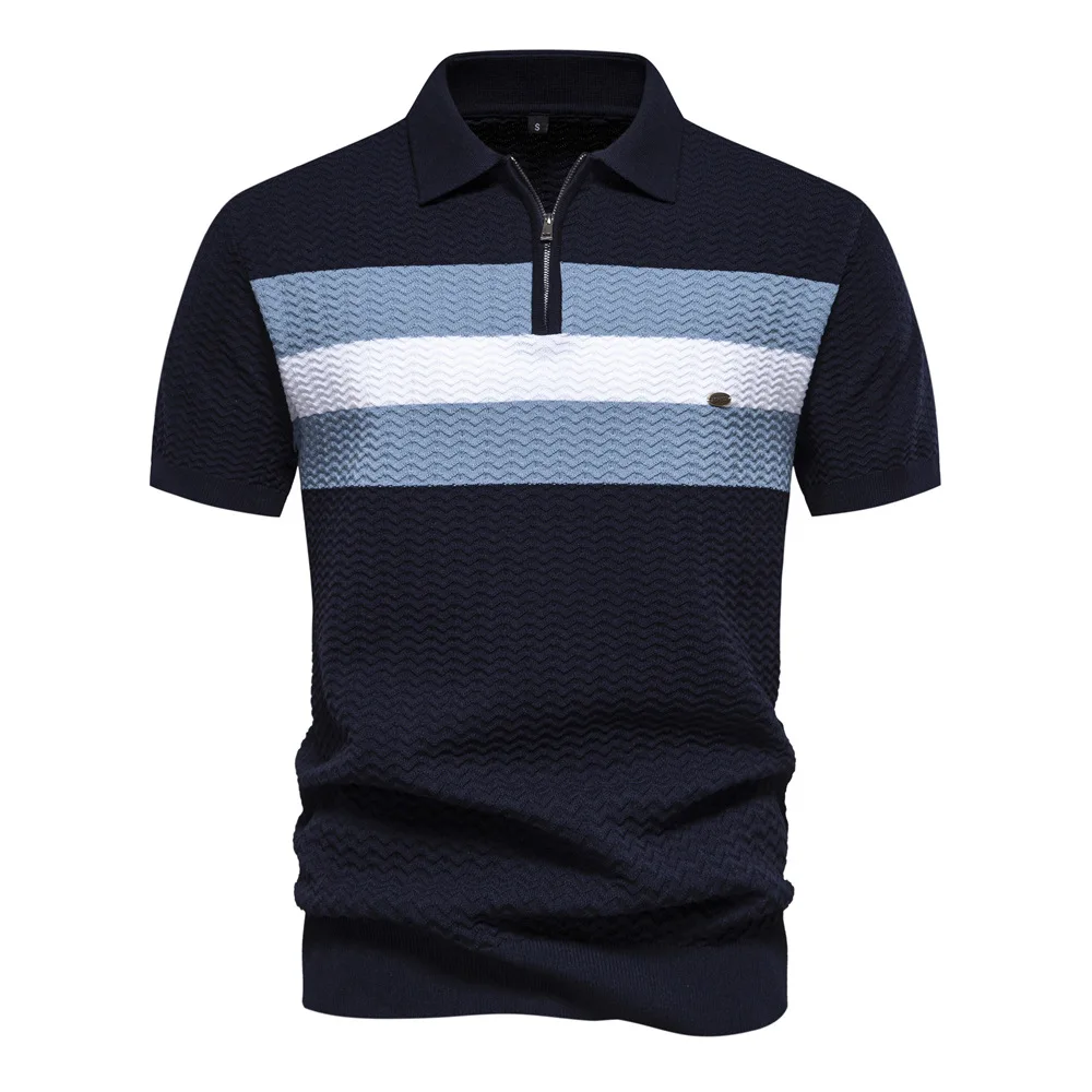 2024 New Summer Short Sleeve Tee Quality Ribbed Knit Polo Shirt Brand Short Sleeve Breathable Golf Wear Mens Polo Shirts T-shirt
2024 New Summer Short Sleeve Tee Quality Ribbed Knit Polo Shirt Brand Short Sleeve Breathable Golf Wear Mens Polo Shirts T-shirt