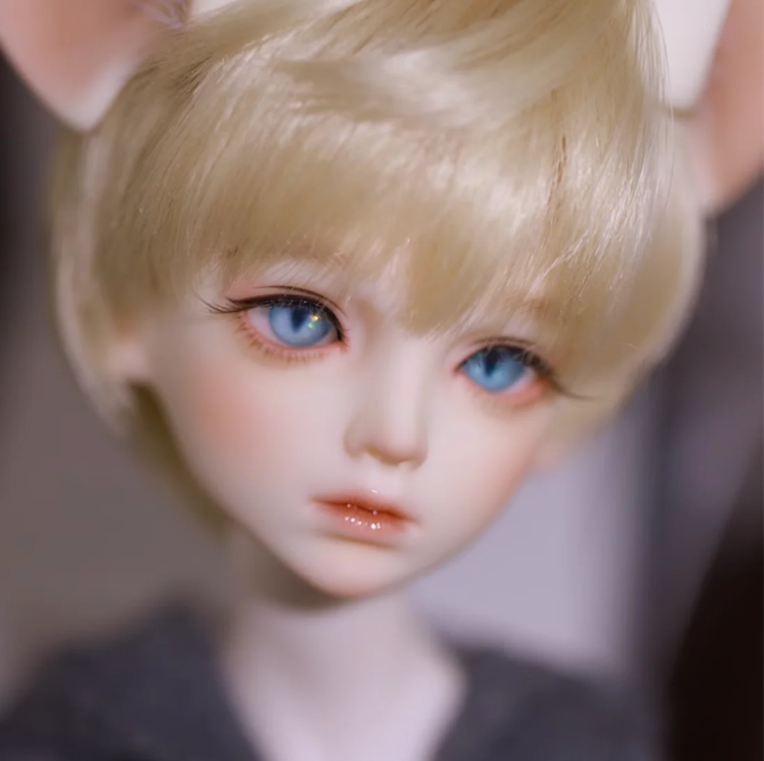 

New legitimate bjd Doll Small Denim 1/4 toy mika 42cm boy SD set humanoid joint movable Resin spot makeup