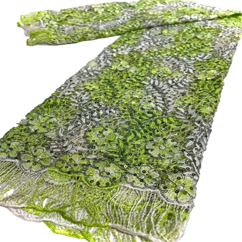 Высококачественная нигерийская сетчатая кружевная ткань, Французская ткань, африканские блестки, кружевная ткань с блестками FJL216 
Высококачественная нигерийская сетчатая кружевная ткань, Французская ткань, африканские блестки, кружевная ткань с блестками FJL216