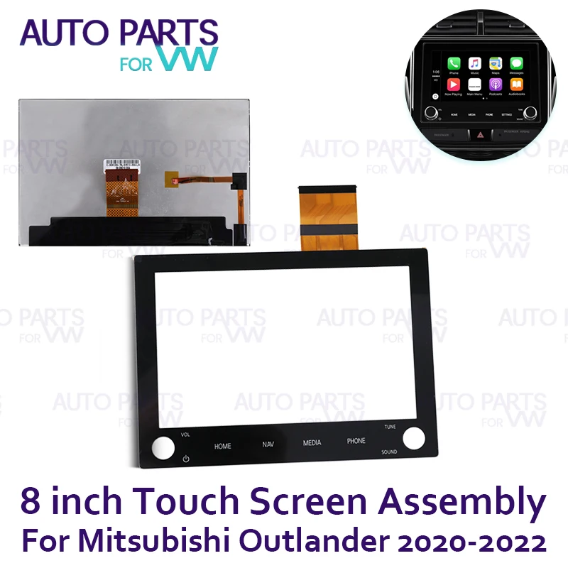 For Mitsubishi Outlander 2020-2022 8 inch Touch Screen LCD Display Assembly Car Radio Replacement Parts 8740A040 8740A130
For Mitsubishi Outlander 2020-2022 8 inch Touch Screen LCD Display Assembly Car Radio Replacement Parts 8740A040 8740A130