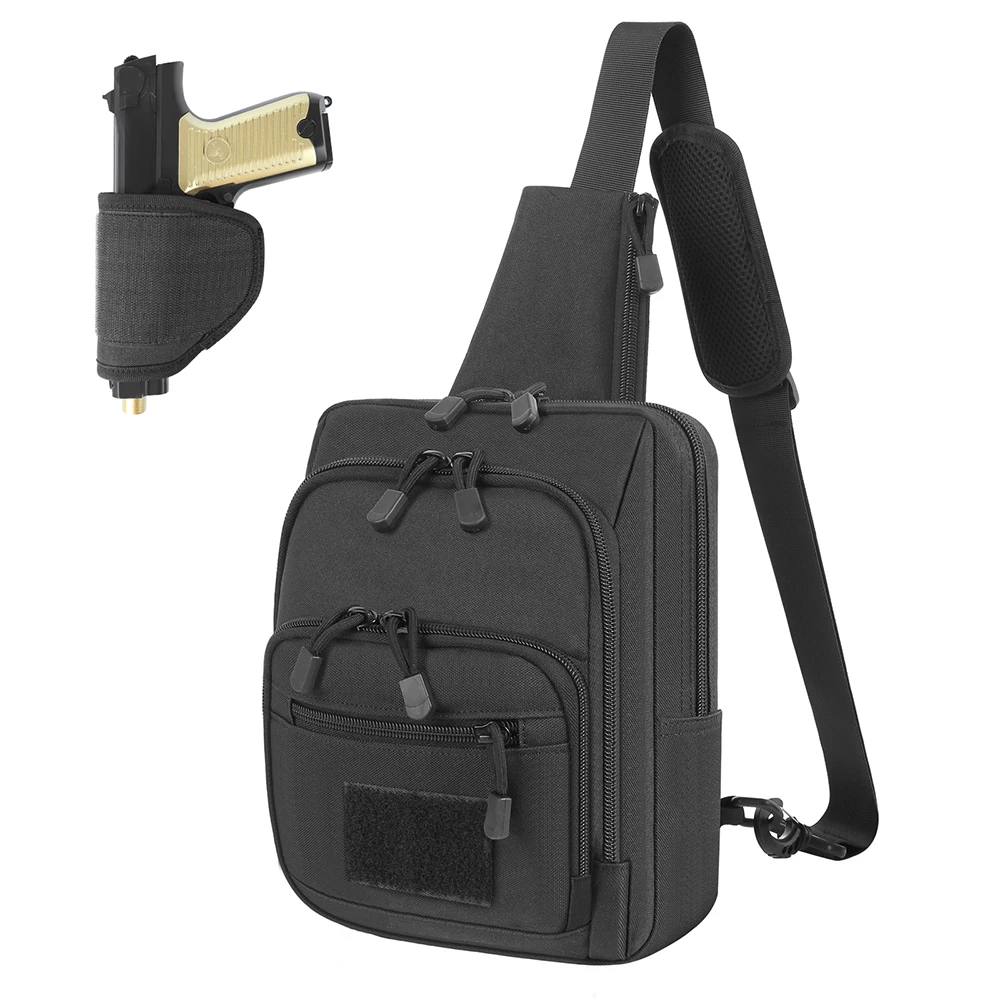Tactical Gun Bag Pistol Bag Concealed Gun Carry Storage Bag Military Shoulder Bag Chest Bag Sling Bag for Hunting Outdoor Sport
Tactical Gun Bag Pistol Bag Concealed Gun Carry Storage Bag Military Shoulder Bag Chest Bag Sling Bag for Hunting Outdoor Sport