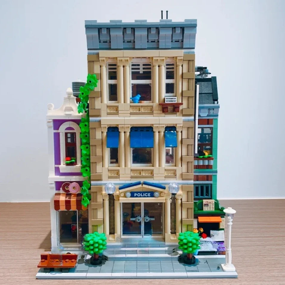 Building Block MOC Creator Expert Police Station Bricks Toy Building Block MOC Creator Expert Police Station Bricks Toy