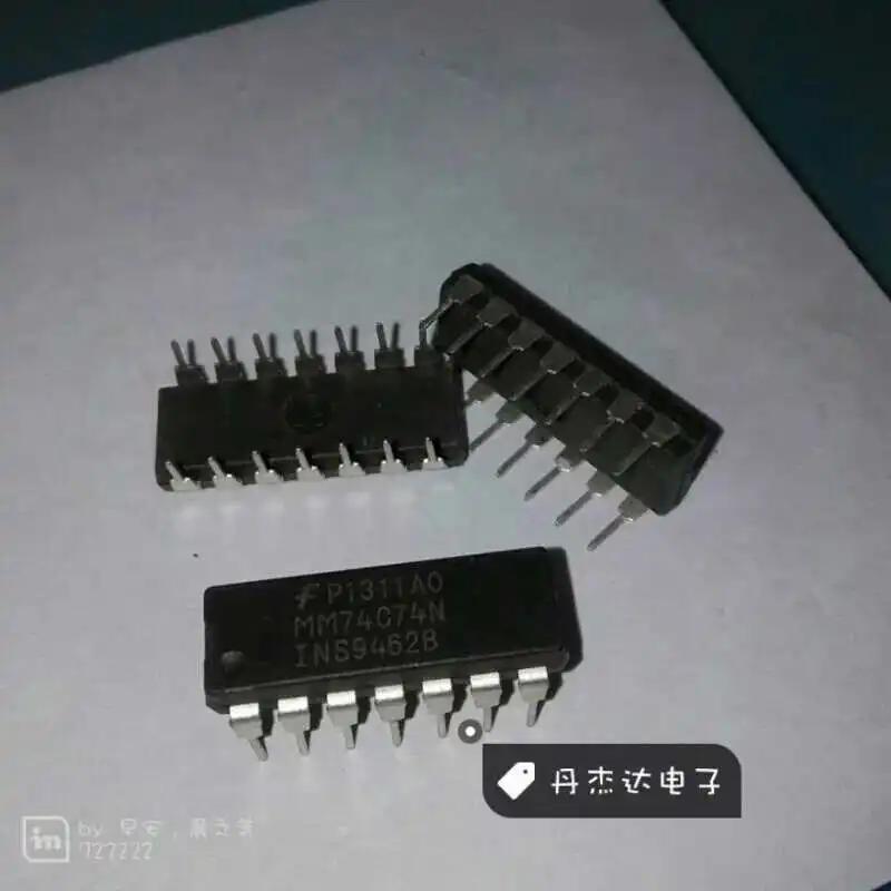 

30pcs original new 30pcs original new MM74C74N MM74C74 DIP-14 IC chip supply