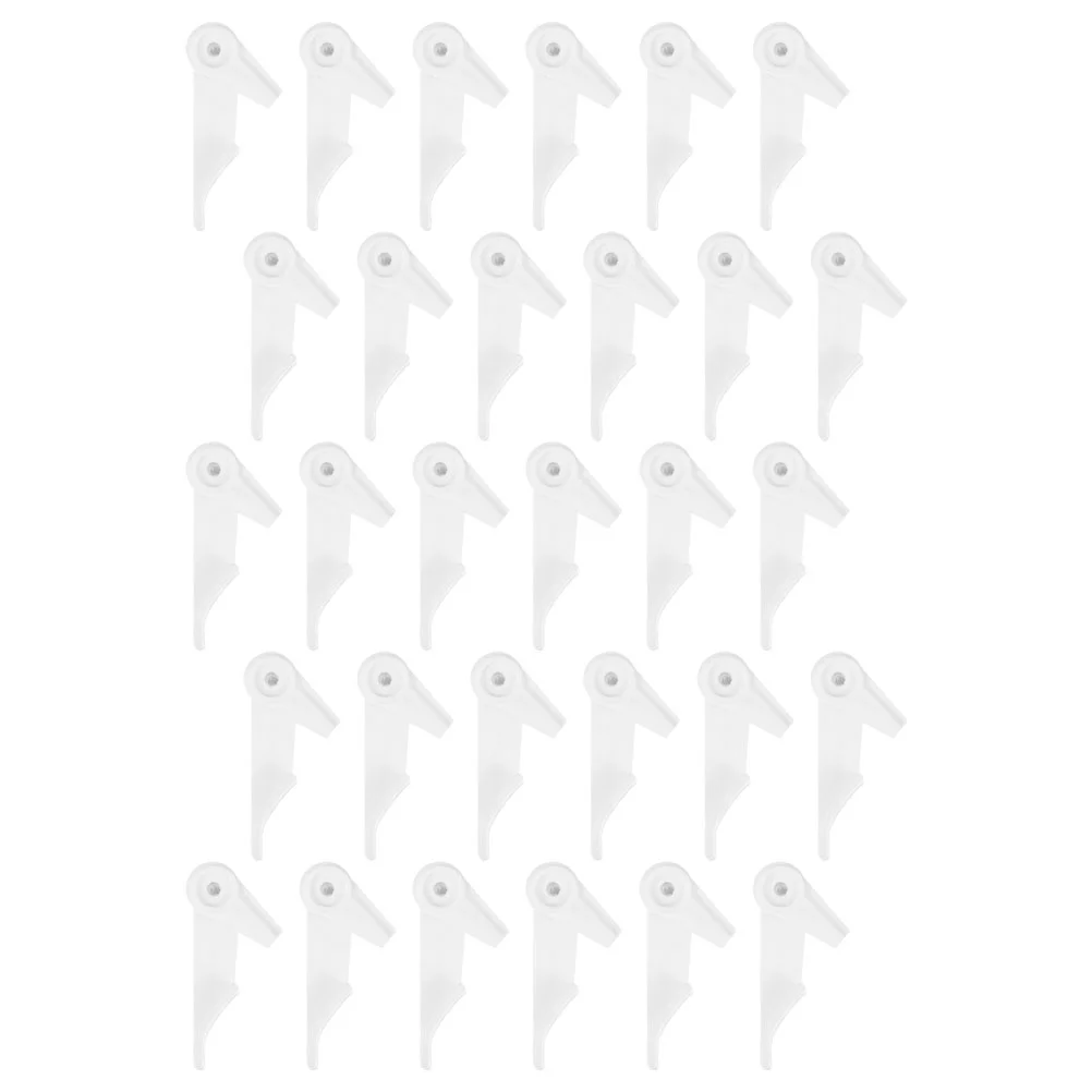 

30 Pcs Shade Buckle Ceiling Light Home Accessories Lamp Plate Fastening Fixing Shades Fixed Buckles for Parts LED Decor Plastic
