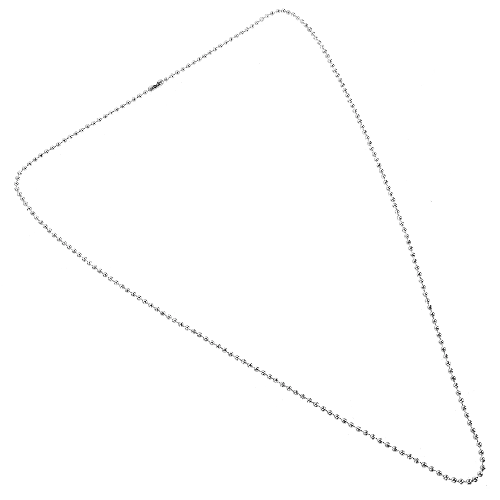 Beaded Chain for DIY Metal Ball Chains Crafting Dog Tag Balls Stainless Steel Beads Necklace Men
Beaded Chain for DIY Metal Ball Chains Crafting Dog Tag Balls Stainless Steel Beads Necklace Men