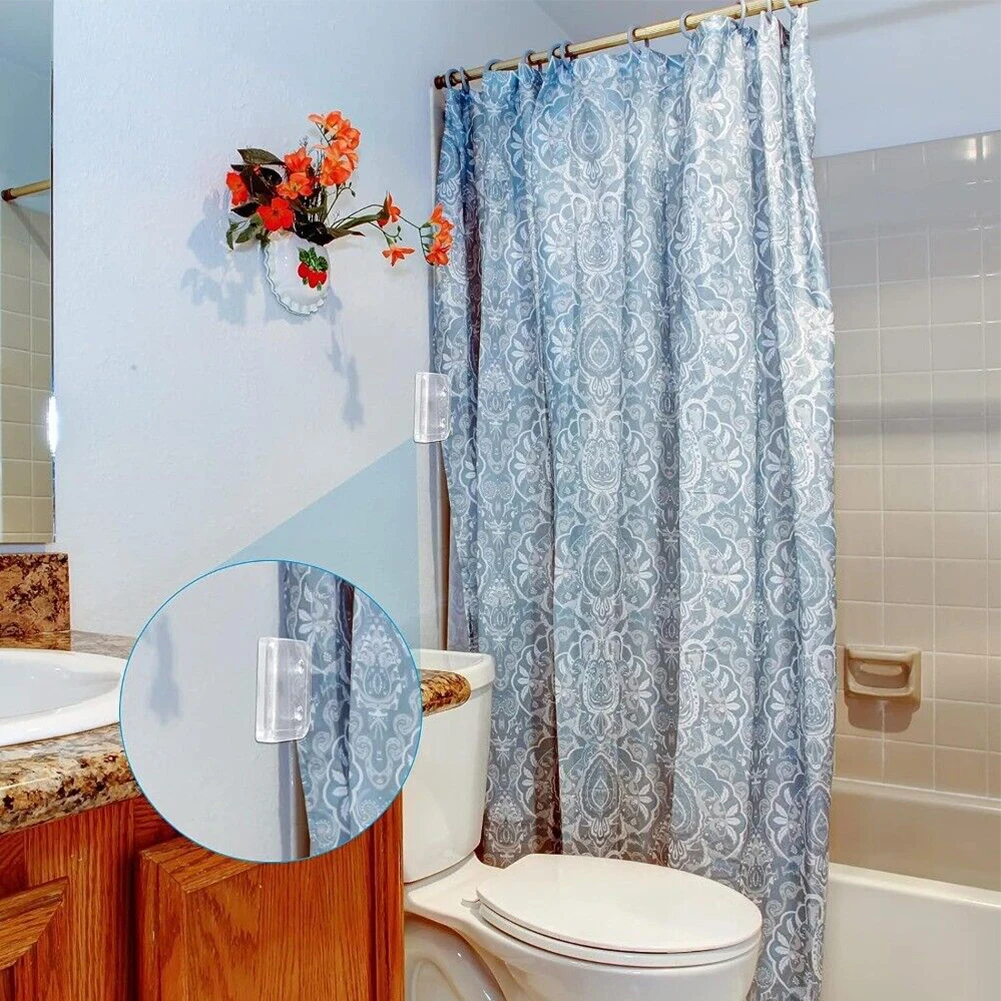 Transparent Shower Curtain Clips Strong Hold Prevents Wind Gusts and Water Splashes Suitable for Various Curtains
Transparent Shower Curtain Clips Strong Hold Prevents Wind Gusts and Water Splashes Suitable for Various Curtains