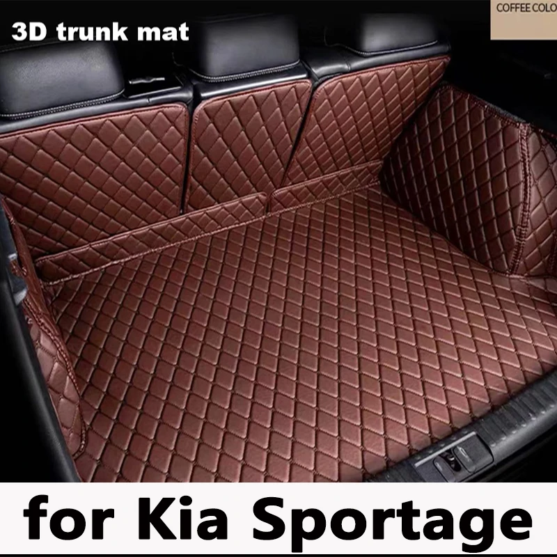 

Специальные коврики для багажника автомобиля для Kia Sportage LWB NQ5 2023 2024 2025, водонепроницаемые защитные накладки, коврик De Sol Voiture, автомобильные аксессуары