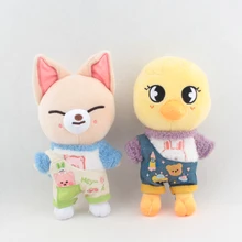 

20cm Doll Clothes Tops+Overalls+Canvas Lovely Animal Dolls Accessories for Korea Kpop EXO Skzoo idol Dolls Gift DIY Toys