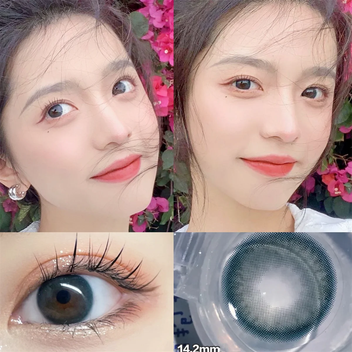 yulan blue tears gray Colored Contact Lenses Cosmetic small beauty pupil lens for Eye Myopia prescription degrees 2Pcs/Pair
yulan blue tears gray Colored Contact Lenses Cosmetic small beauty pupil lens for Eye Myopia prescription degrees 2Pcs/Pair