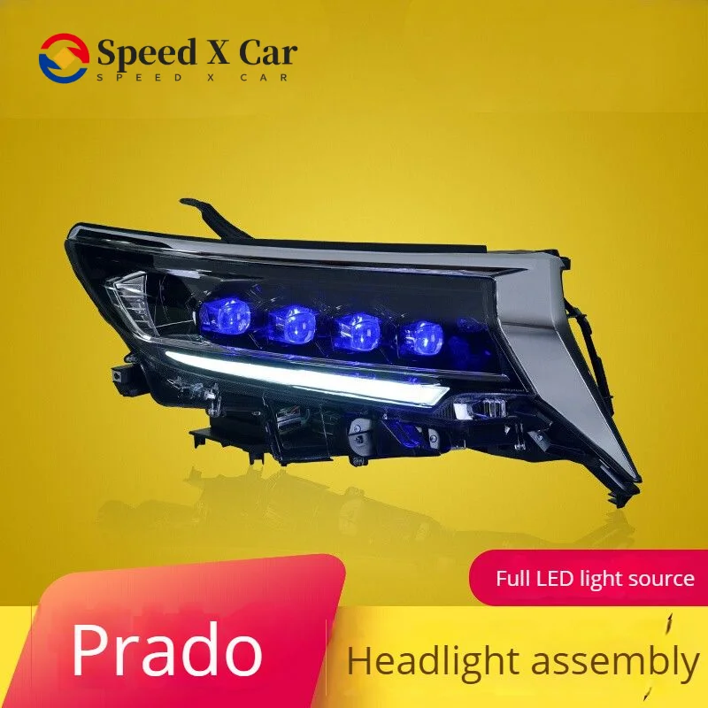Speed-x подходит для Toyota Prado комплект фар 18-19 модифицированный водяной руль светодиодная матрица хрустальные фары
Speed-x подходит для Toyota Prado комплект фар 18-19 модифицированный водяной руль светодиодная матрица хрустальные фары