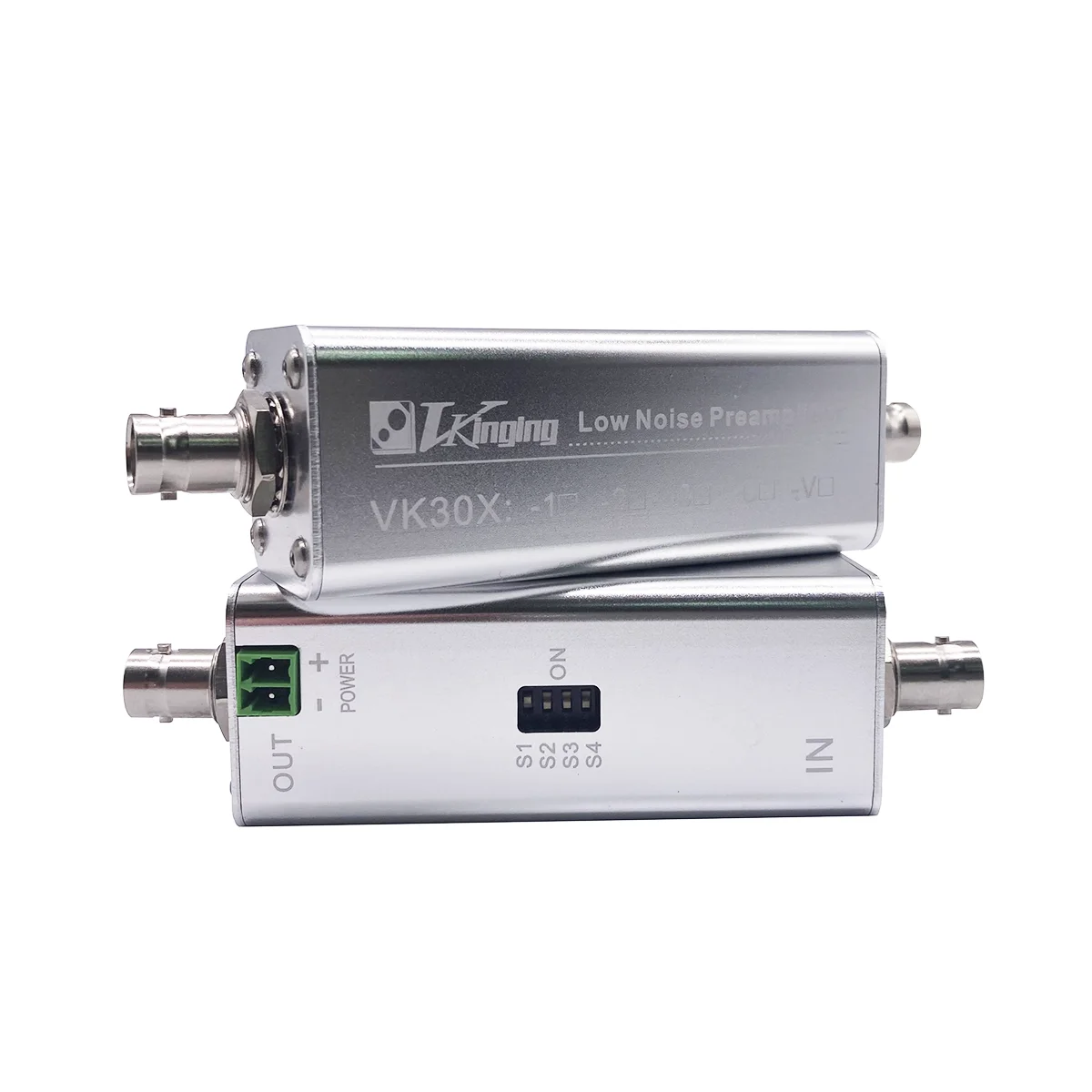 Low noise pre-voltage amplifier with filter 10~1000 times 1~10Mhz 
Low noise pre-voltage amplifier with filter 10~1000 times 1~10Mhz