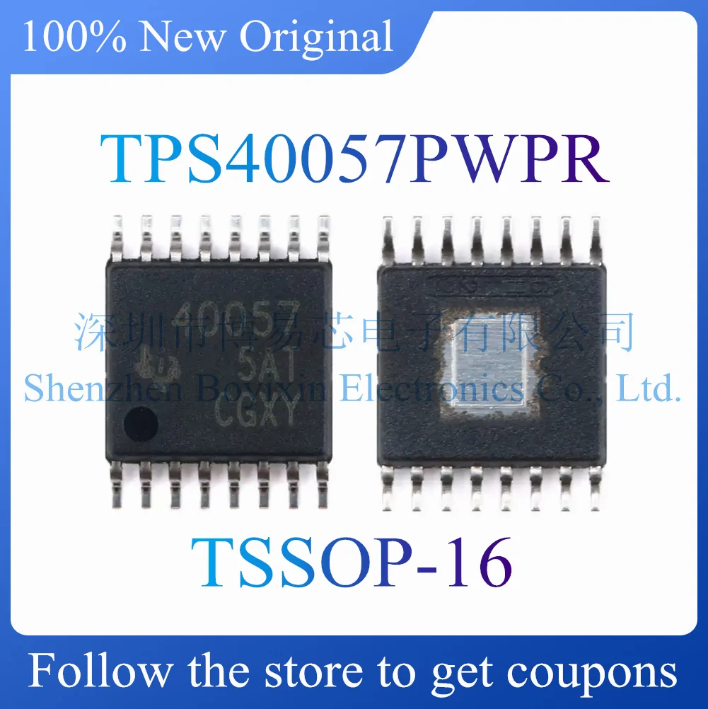 

NEW TPS40057PWPR 40057.Original genuine synchronous buck controller chip. Package TSSOP-16