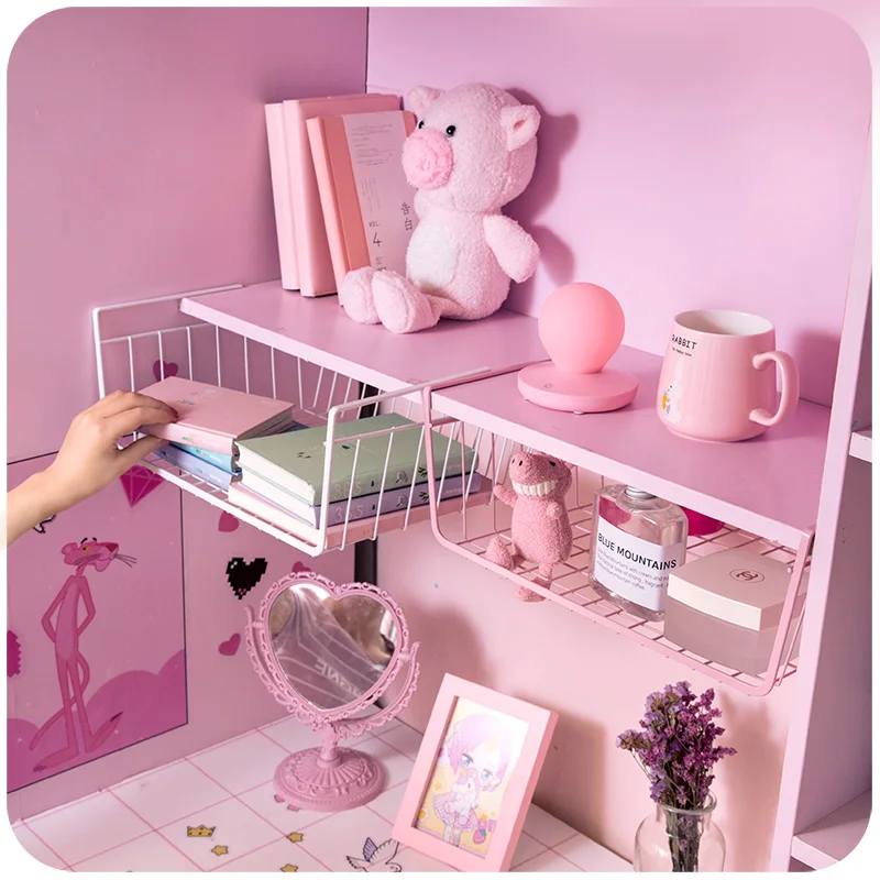 Under The Table Hanging Basket Shelf Bedside Desk Sundries Storage Rack Bedside Iron Hanging Basket Organizer Office Supplies
Under The Table Hanging Basket Shelf Bedside Desk Sundries Storage Rack Bedside Iron Hanging Basket Organizer Office Supplies