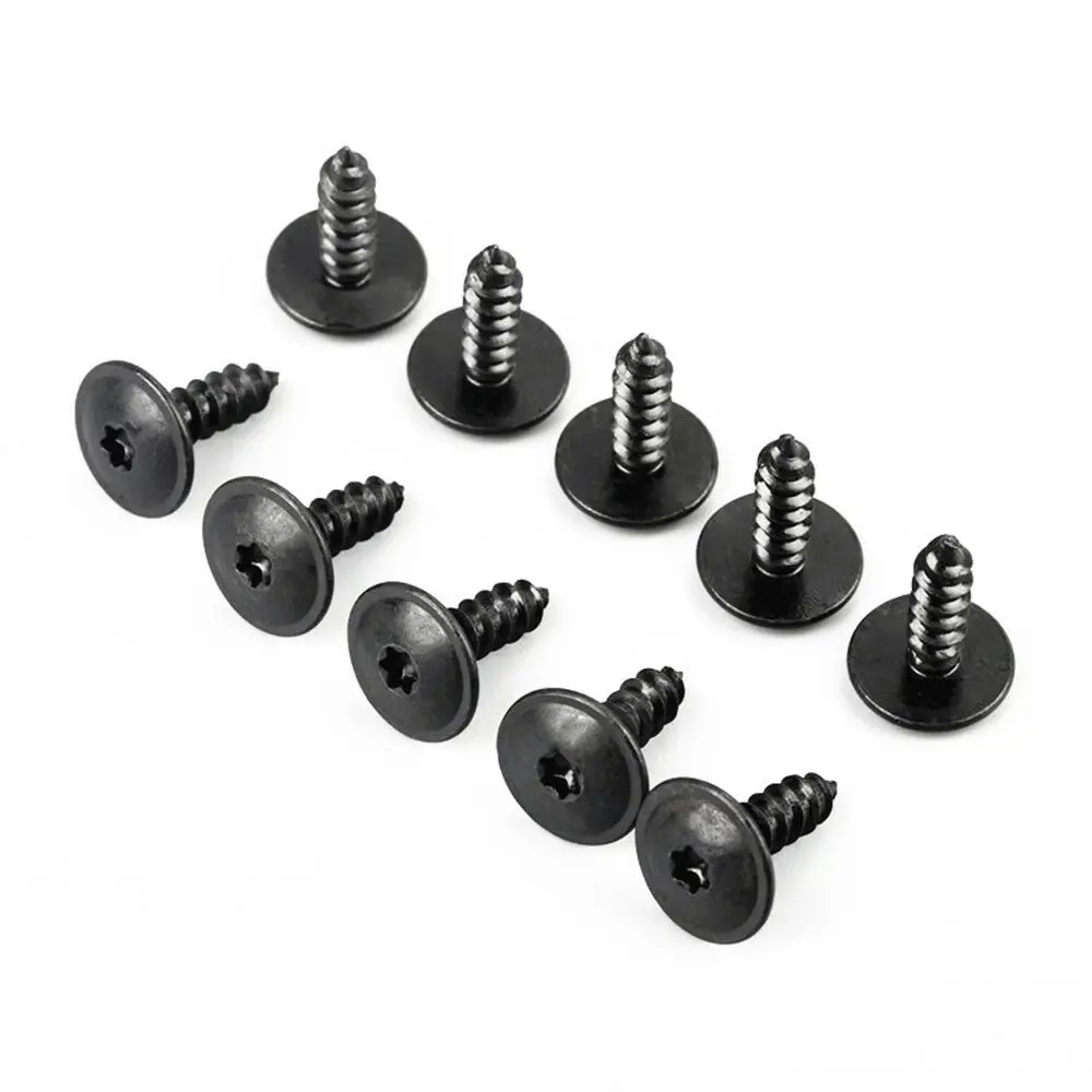 Винты со сводом колеса Torx, запасные части 10X, аксессуары, черный, N90974701, гладкая подложка брызговиков, прочная Новинка
Винты со сводом колеса Torx, запасные части 10X, аксессуары, черный, N90974701, гладкая подложка брызговиков, прочная Новинка