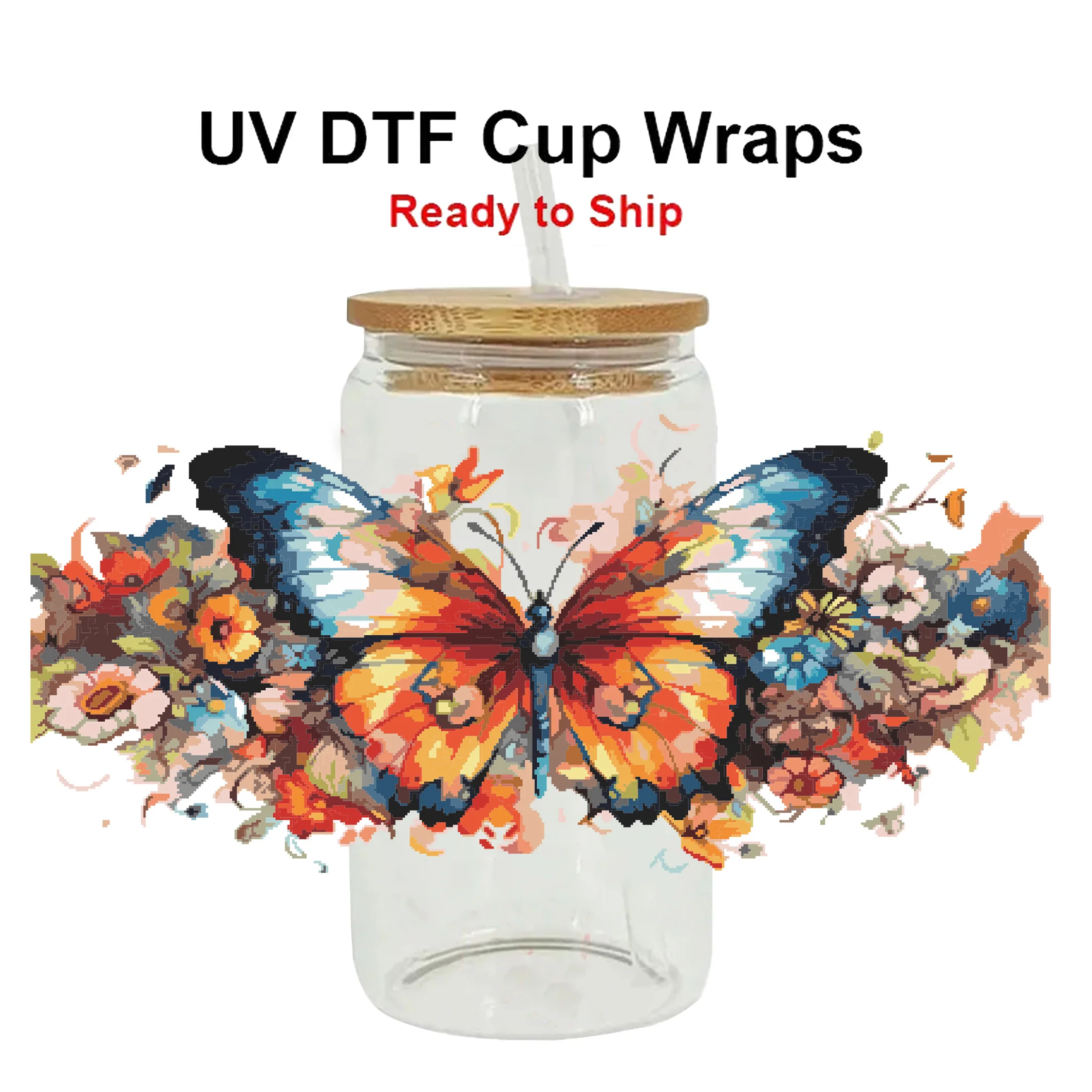 

Wholesale UV DTF Transfer Stickers Cup Wrap Labels Cartoon Cups Wrap Sticker Label Waterproof Print Packaging