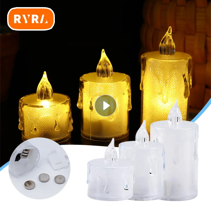Светодиодная Электронная свеча, воск для чая со слезами, в Корейском стиле, для ночного освещения, Рождественское украшение, дневной свет
Светодиодная Электронная свеча, воск для чая со слезами, в Корейском стиле, для ночного освещения, Рождественское украшение, дневной свет