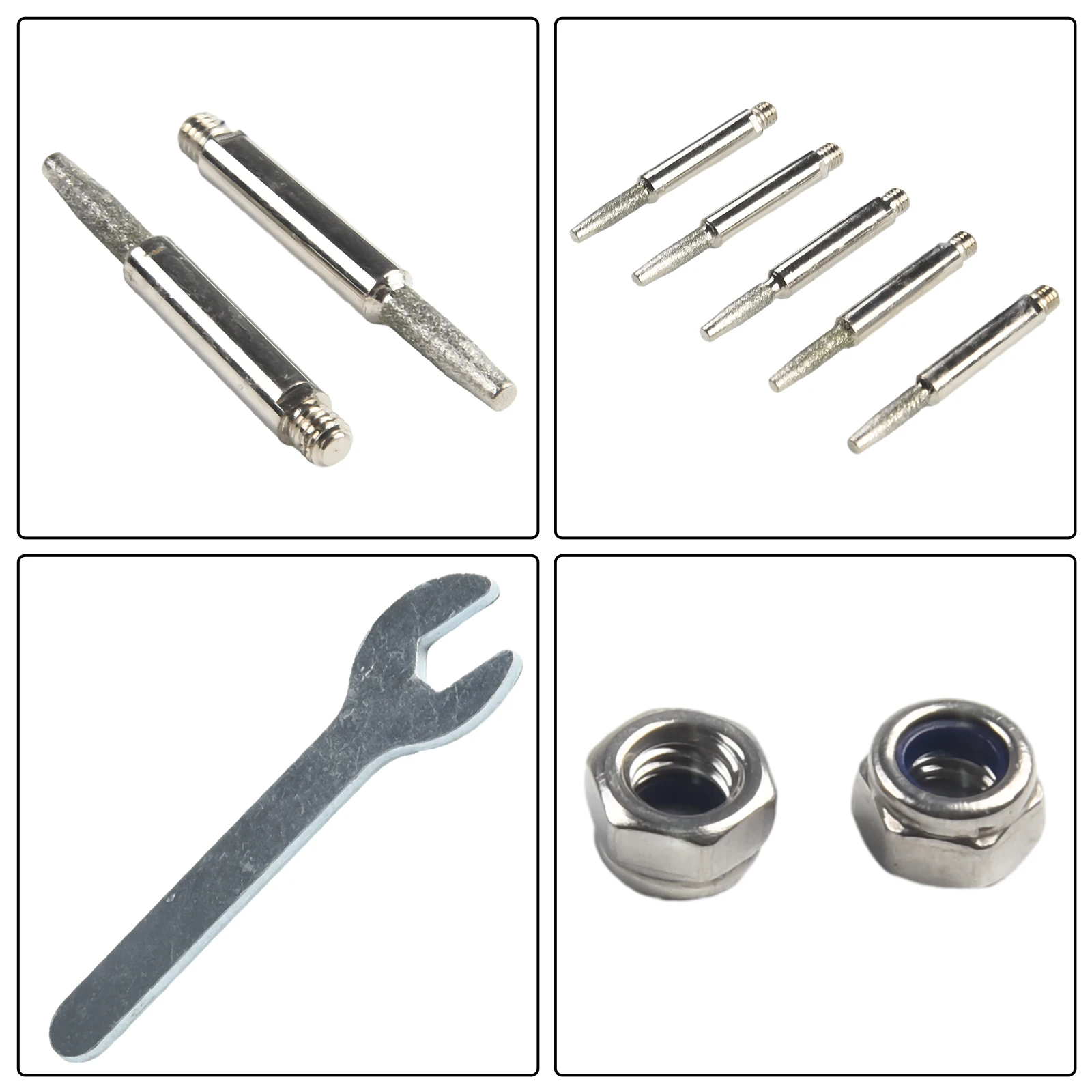 Wrench Grinding Head Silver Stone Carving 4 4.8 5.5mm 6pcs Cylindrical Burr High Quality Replacement Accessories
Wrench Grinding Head Silver Stone Carving 4 4.8 5.5mm 6pcs Cylindrical Burr High Quality Replacement Accessories