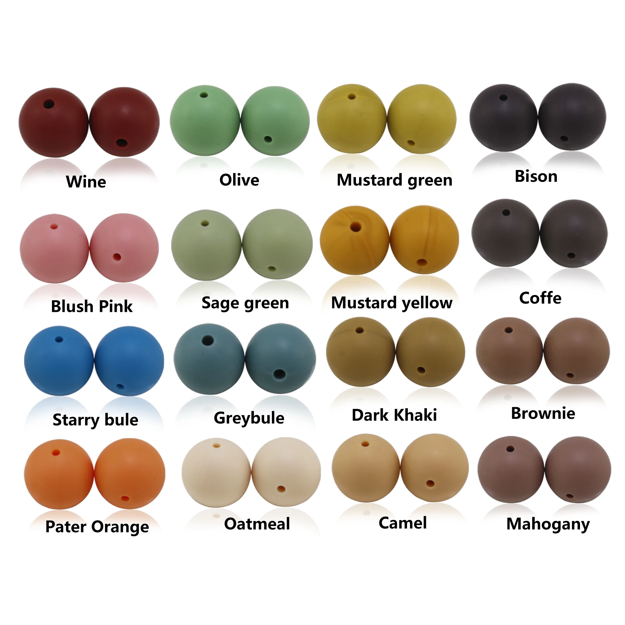10Pcs Starry Bule Camel Coffe Blush Silicone Beads 15MM Round Loose For Jewelry Making Bracelets DIY Pacifier Chain Accessories
10Pcs Starry Bule Camel Coffe Blush Silicone Beads 15MM Round Loose For Jewelry Making Bracelets DIY Pacifier Chain Accessories