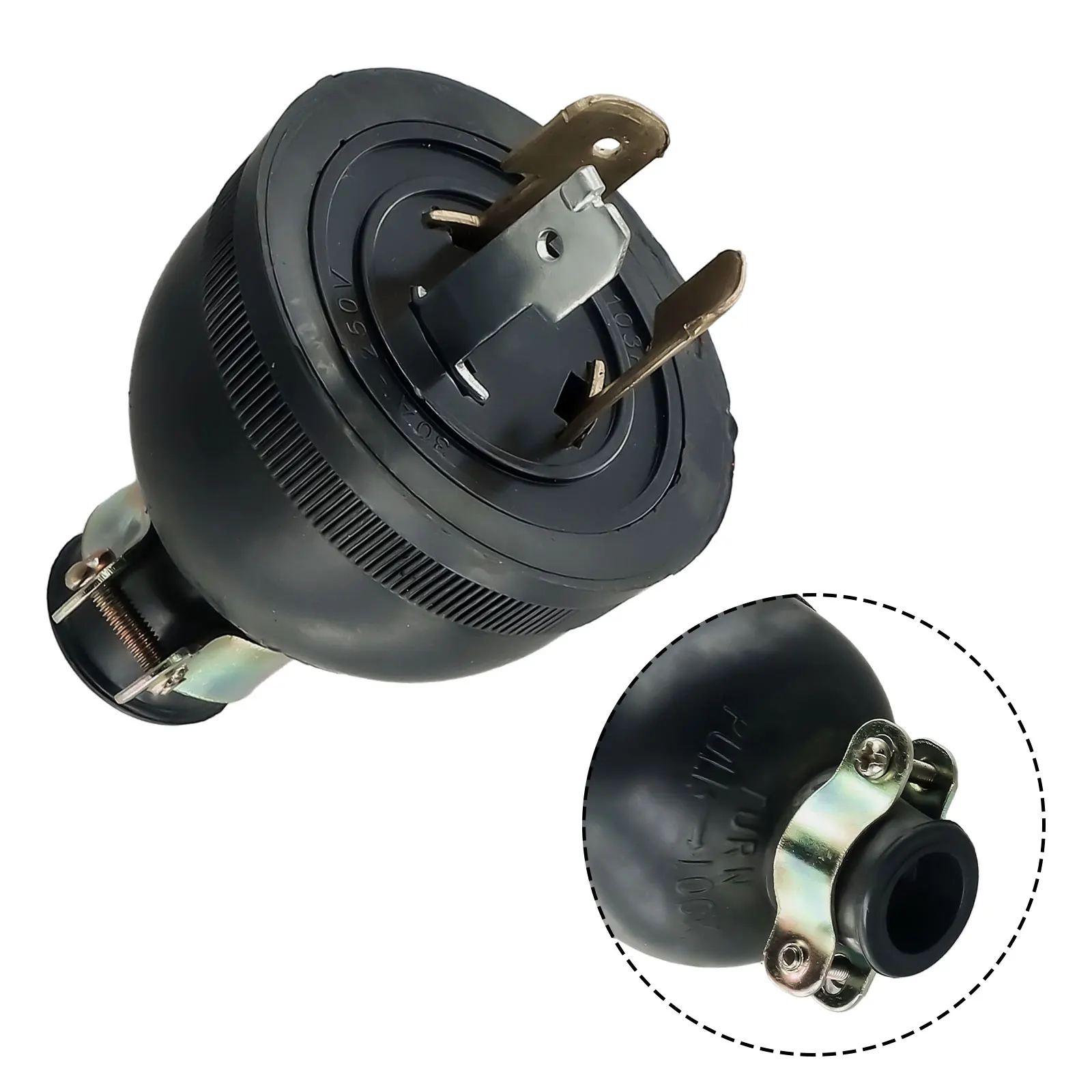 170f GX160 5 X 7.5cm/ 2'' X 3''(D*H) Generator Plug Three-Pole Plug 30A AC 250V 168f 2kw Electrical Equipment
170f GX160 5 X 7.5cm/ 2'' X 3''(D*H) Generator Plug Three-Pole Plug 30A AC 250V 168f 2kw Electrical Equipment