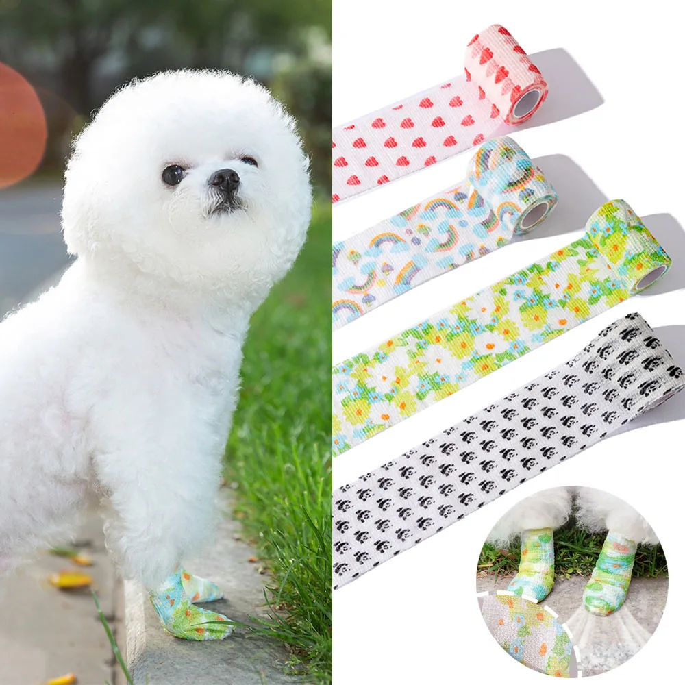 6pcs Self-adhesive Elastic Bandage for Pet Dog Cat Bandage Leg Cover Protector Strap Medical Bandage Non-woven Cohesive Bandage
6pcs Self-adhesive Elastic Bandage for Pet Dog Cat Bandage Leg Cover Protector Strap Medical Bandage Non-woven Cohesive Bandage