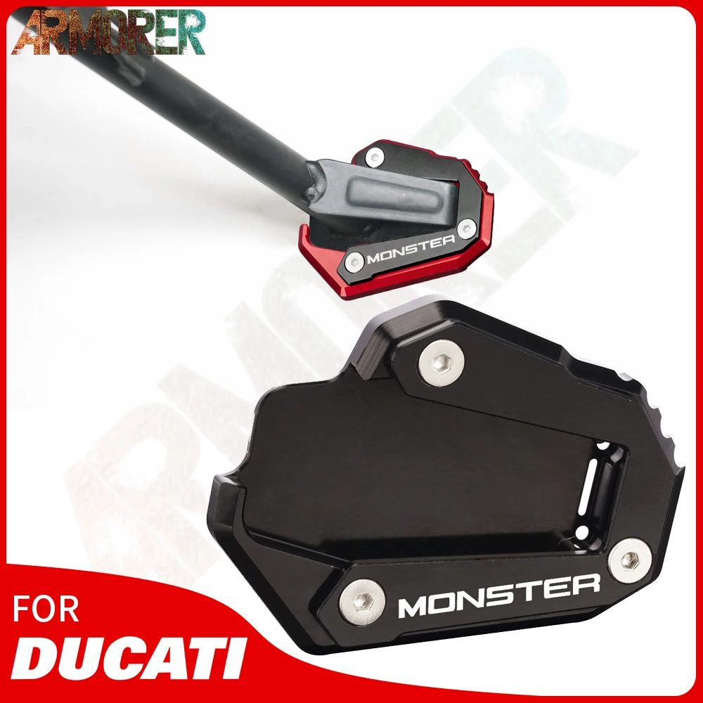 Motorcycle Side Stand Plate Kickstand Enlarger Support Extension Pad For Ducati Monster 1200 1200R 1200S 821 stealth 937 950
Motorcycle Side Stand Plate Kickstand Enlarger Support Extension Pad For Ducati Monster 1200 1200R 1200S 821 stealth 937 950