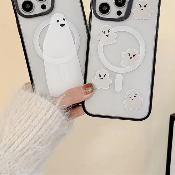 Cute Cartoon Ghost MagSafe Phone Case Cover for IPhone 12 13 14 15 Pro Max Case for IPhone 15 Pro Max
Cute Cartoon Ghost MagSafe Phone Case Cover for IPhone 12 13 14 15 Pro Max Case for IPhone 15 Pro Max