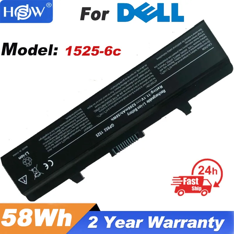 Новый аккумулятор для ноутбука Dell Inspiron 1525 1526 1545 1546 PP29L PP41L 451-10478
Новый аккумулятор для ноутбука Dell Inspiron 1525 1526 1545 1546 PP29L PP41L 451-10478