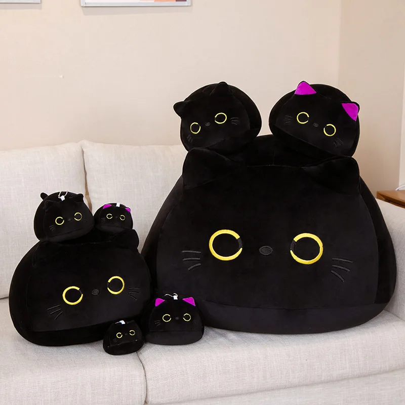 Подушка для кошки, плюшевая черная кукла-Кот, милая кукла-кот, подарок, плюшевые игрушки, подушка, плюшевые игрушки, лучшие подарки, набивные игрушки-зверушки, куклы для зайцев
Подушка для кошки, плюшевая черная кукла-Кот, милая кукла-кот, подарок, плюшевые игрушки, подушка, плюшевые игрушки, лучшие подарки, набивные игрушки-зверушки, куклы для зайцев