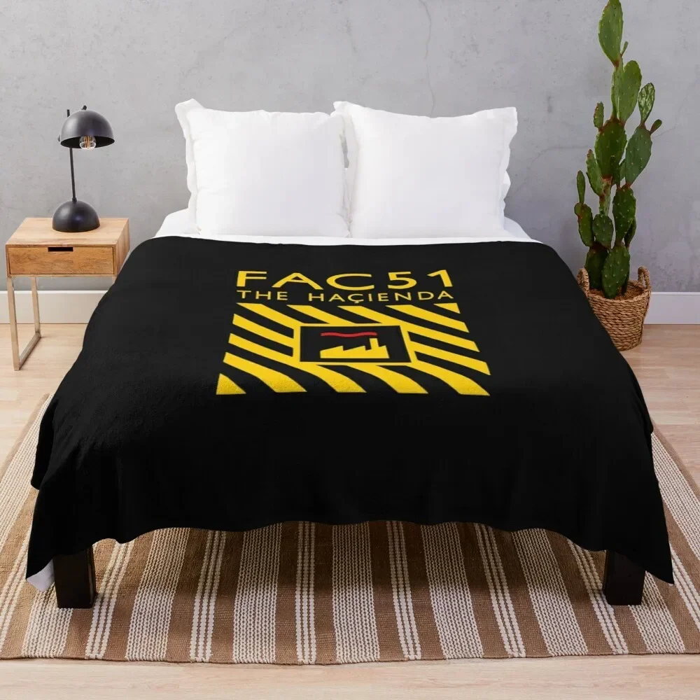 

BEST SELLER - FAC51 The Hacienda Merchandise Essential T-Shirt Throw Blanket Summer Beddings Decorative Sofa Sofa Nap Blankets