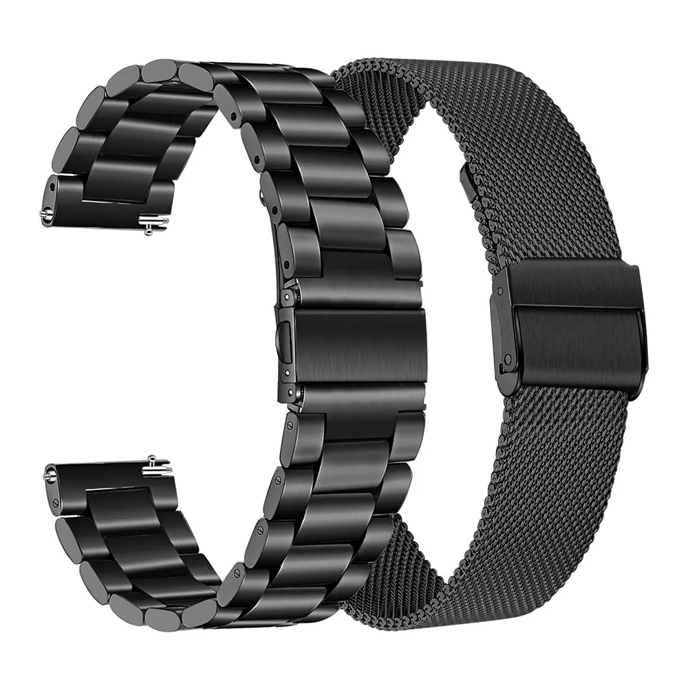 

18MM 20MM 22MM Metal Wrist Strap For Garmin Vivoactive 3 4 Smart Watch Band Stainless Steel Bracelet For Vivoactive4 4 4S Correa