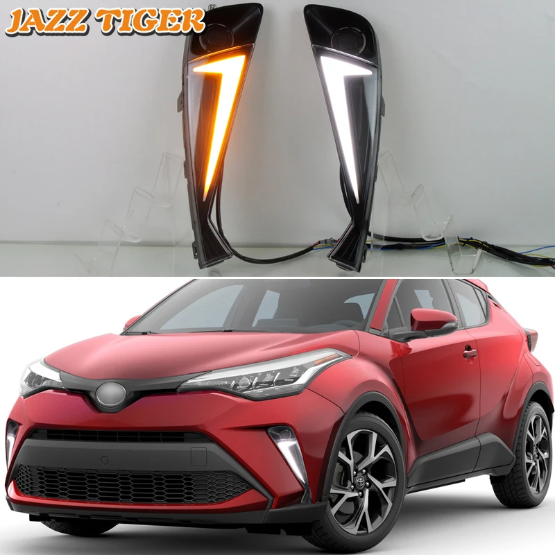 Dynamic Turn Signal Waterproof 12V Car DRL Lamp LED Daytime Running Light For Toyota C-HR CHR 2020-2022
Dynamic Turn Signal Waterproof 12V Car DRL Lamp LED Daytime Running Light For Toyota C-HR CHR 2020-2022