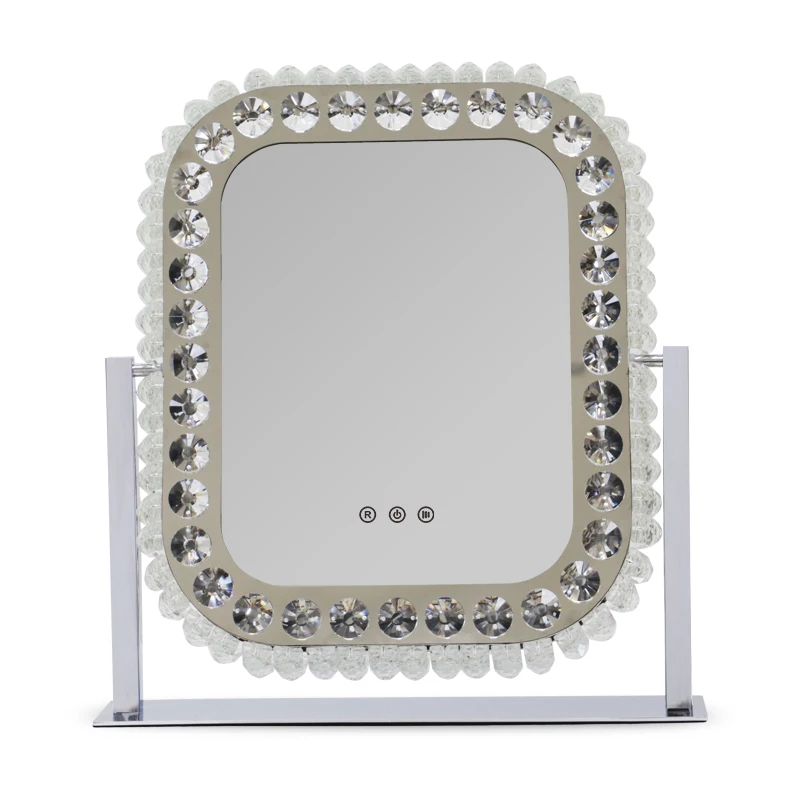 Wholesale Diamond Luxury Hollywood Style Crystal Crushed Led Light Illuminated Vanity Mirror With Lights
Wholesale Diamond Luxury Hollywood Style Crystal Crushed Led Light Illuminated Vanity Mirror With Lights