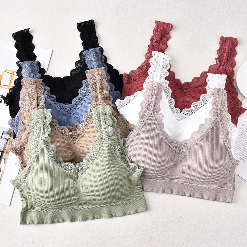 Lace Sexy U-shaped Back Wrapping Chest Bottom Integrated Bra Dressing for Women New Fashion Traceless Fairy Bear Underwear
Lace Sexy U-shaped Back Wrapping Chest Bottom Integrated Bra Dressing for Women New Fashion Traceless Fairy Bear Underwear