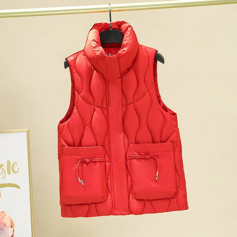 New Autumn Winter Women Down Vest Casual Slim Waistcoat Female Puffer Jacket Short Stand Collar Female Vest Coat
New Autumn Winter Women Down Vest Casual Slim Waistcoat Female Puffer Jacket Short Stand Collar Female Vest Coat