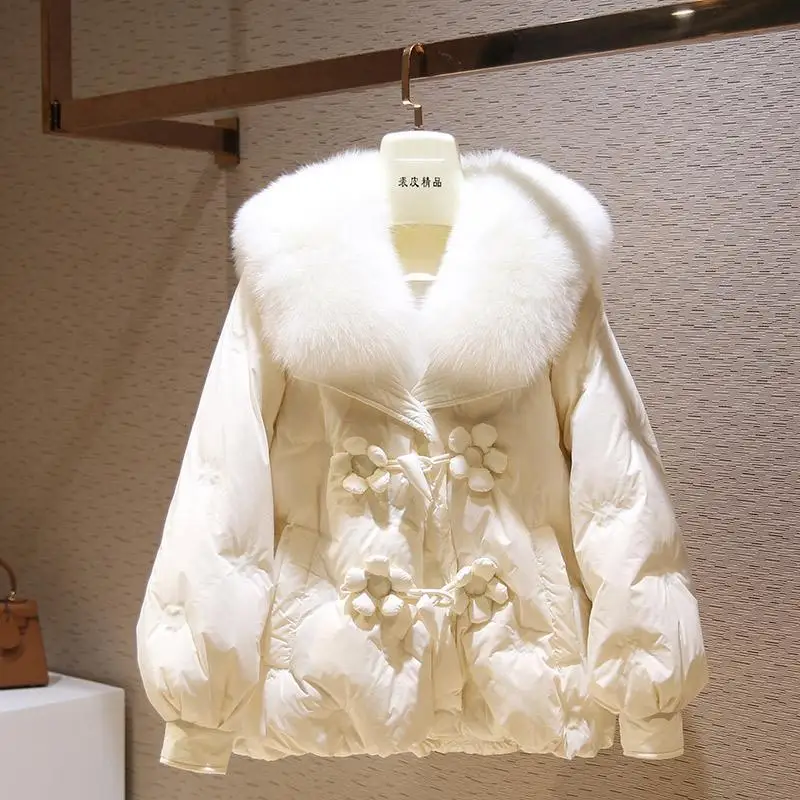 Large fur collar Chinese cotton clothing women winter new large size loose design short cotton coat cotton jacket jacket women
Large fur collar Chinese cotton clothing women winter new large size loose design short cotton coat cotton jacket jacket women