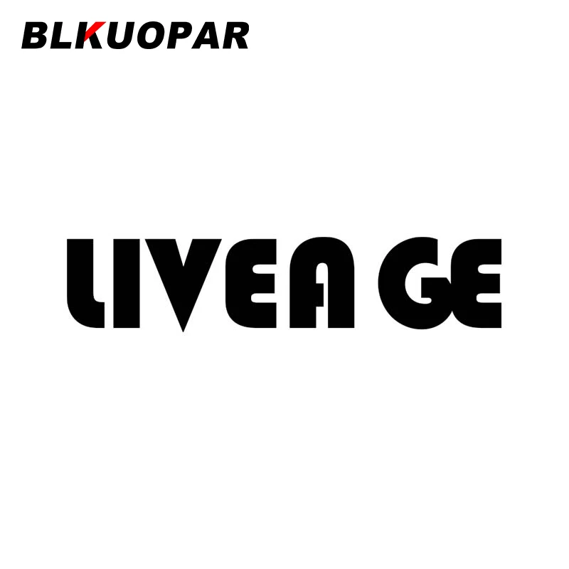 

BLKUOPAR Livea Ge Car Sticker Simple Sunscreen Funny Waterproof Scratch-Proof Decals Creative Surfboard Window Laptop Decor